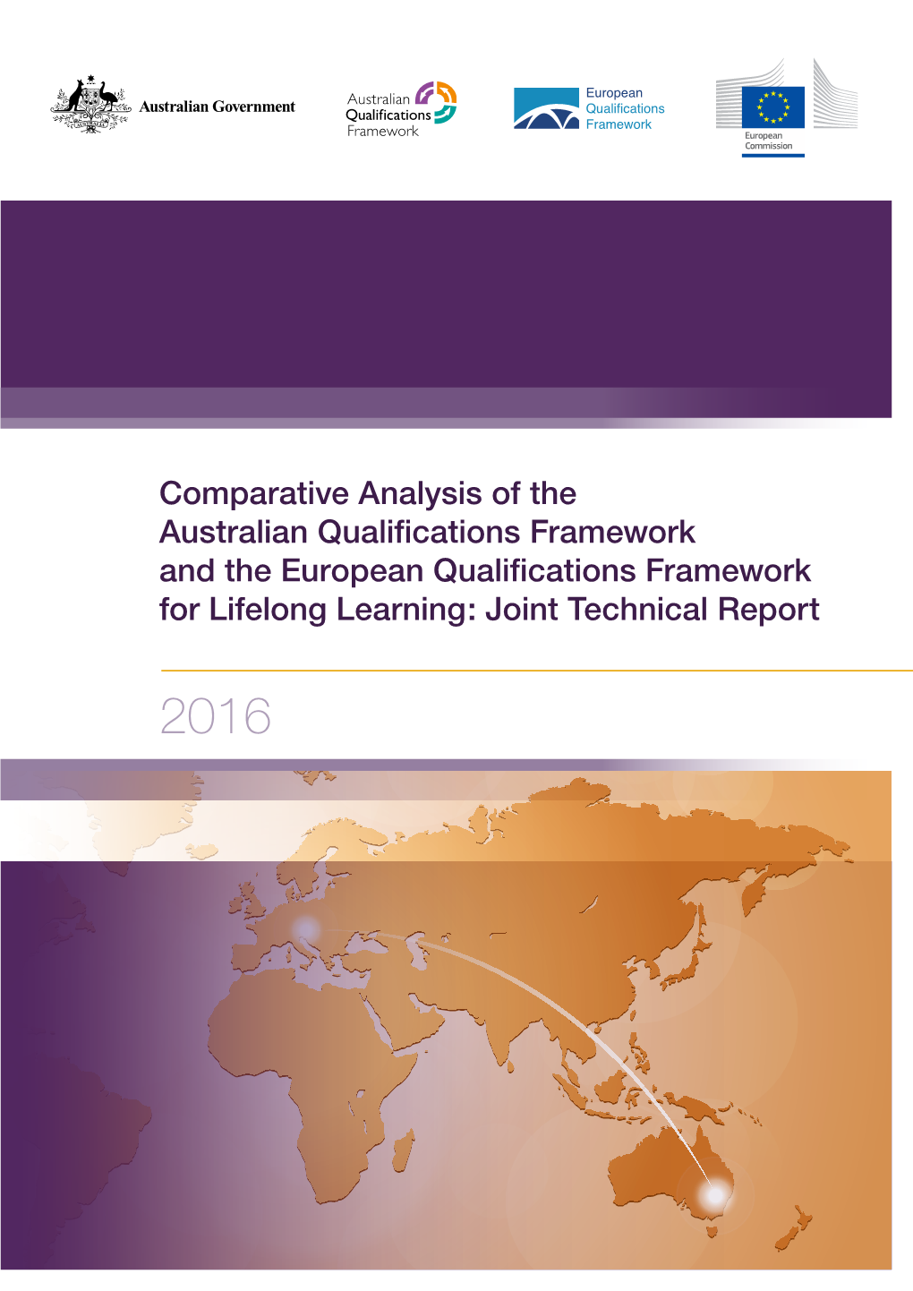 Comparative Analysis of the Australian Qualifications Framework and the European Qualifications Framework for Lifelong Learning: Joint Technical Report