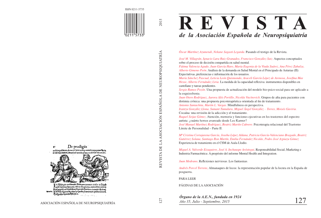 Órgano De La A.E.N., Fundada En 1924 Año 35, Julio