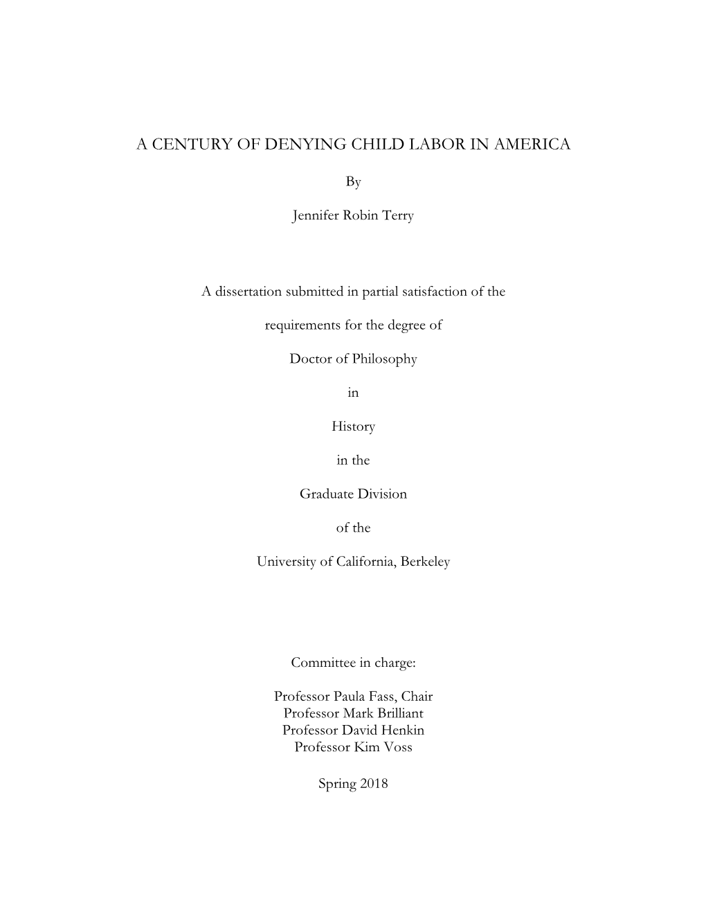 Jrterry Entire Dissertation