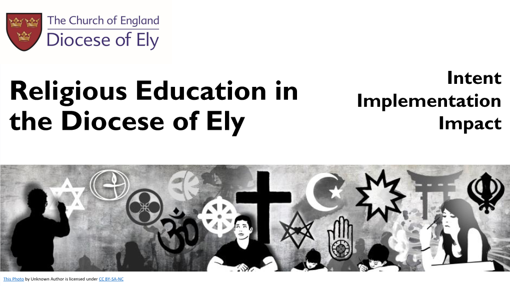 Religious Education in the Diocese Of