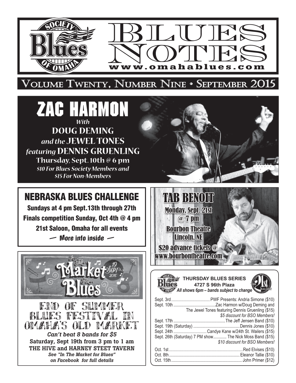 Blues Notes September 2015