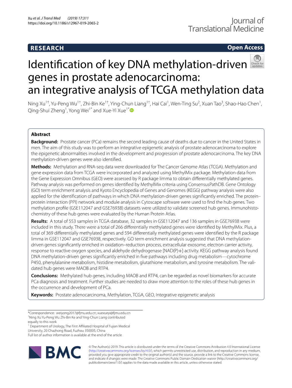 Downloaded for the Cancer Genome Atlas (TCGA)