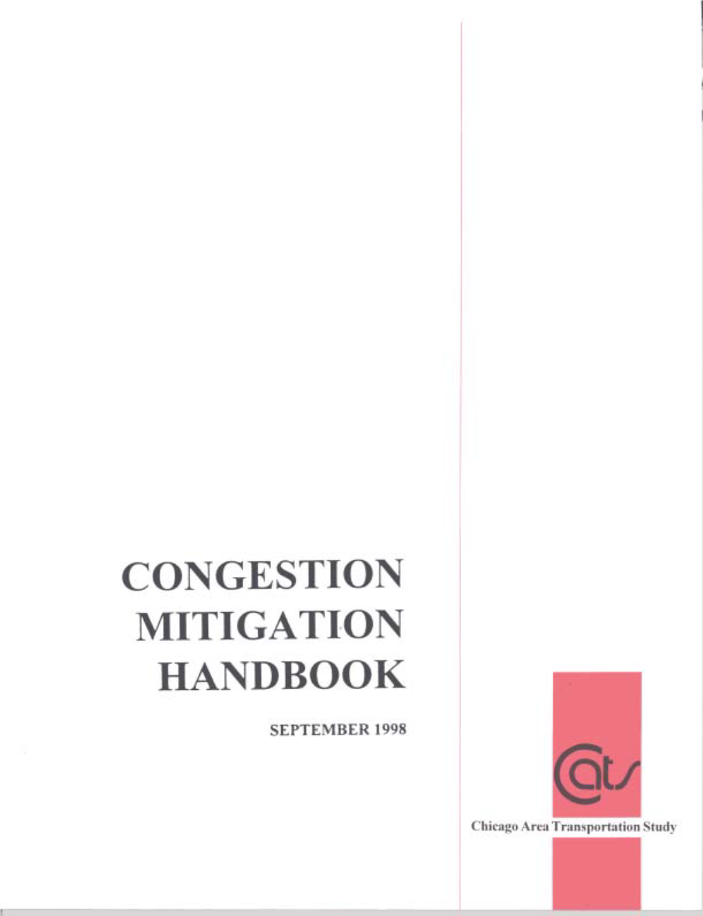 Congestion Mitigation Handbook