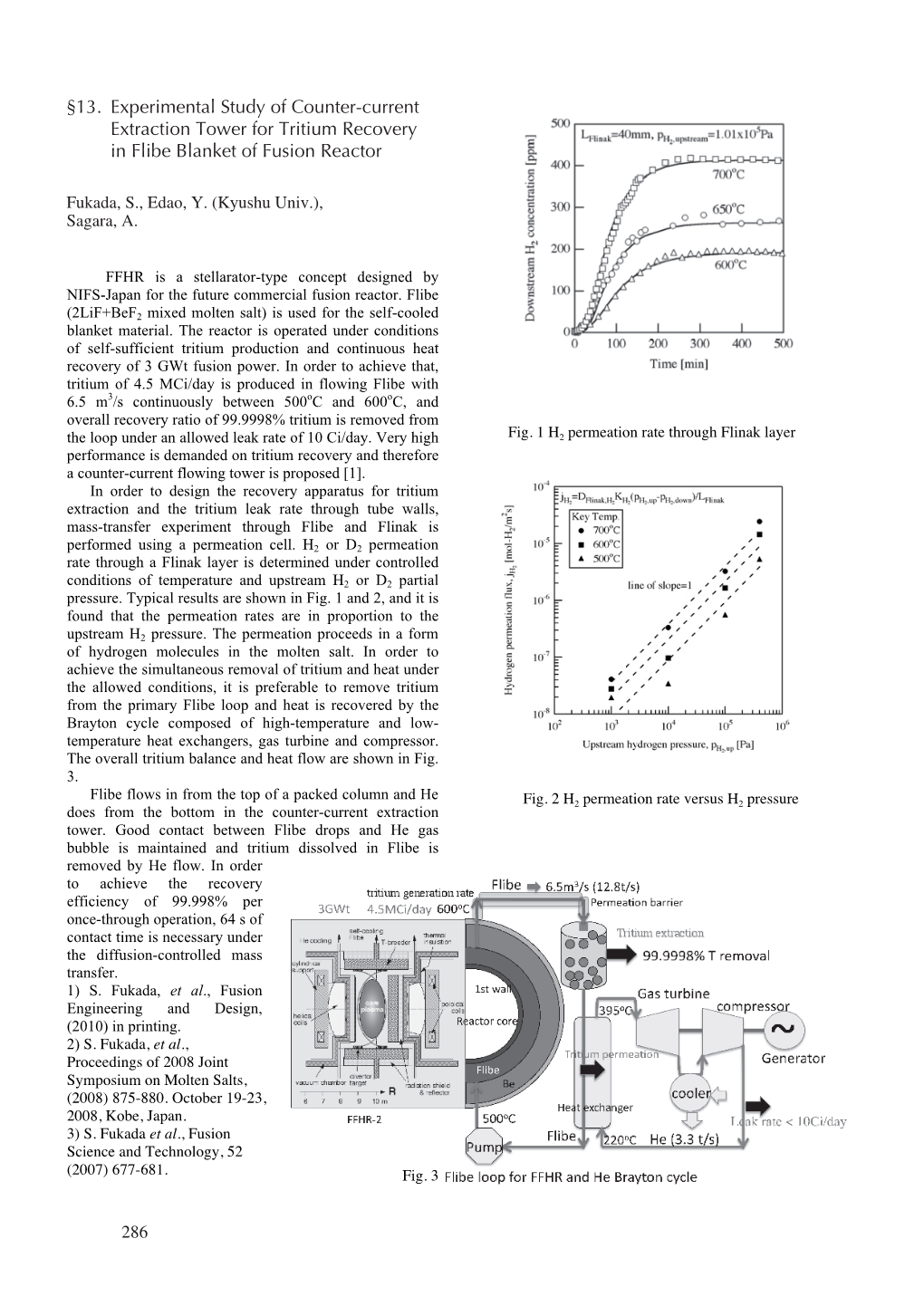 Experimental Study of Counter-Current Extraction Tower for Tritium Recovery