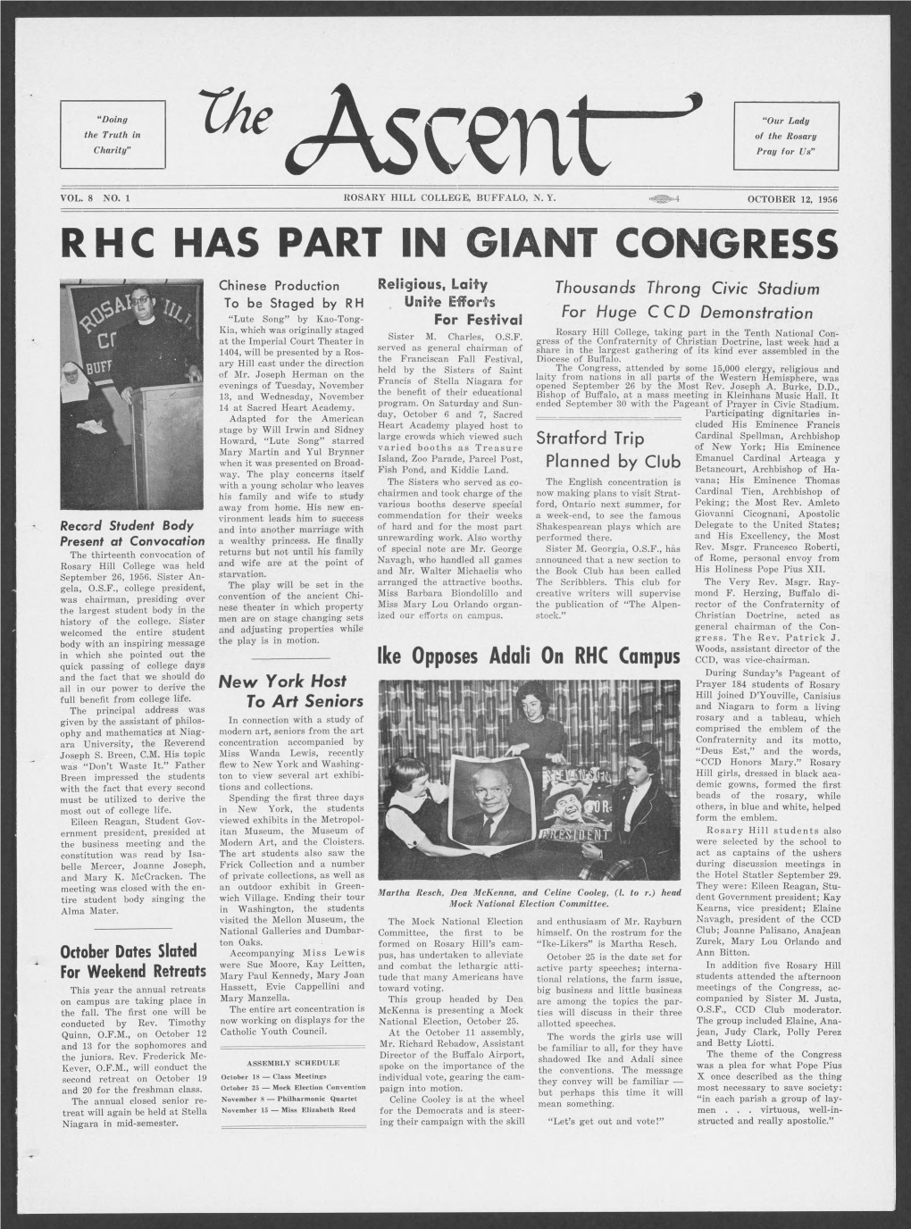 R H C Has Part in Giant Congress