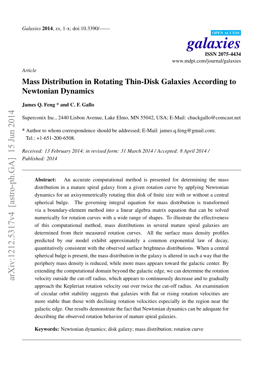 Mass Distribution in Rotating Thin-Disk Galaxies According to Newtonian Dynamics