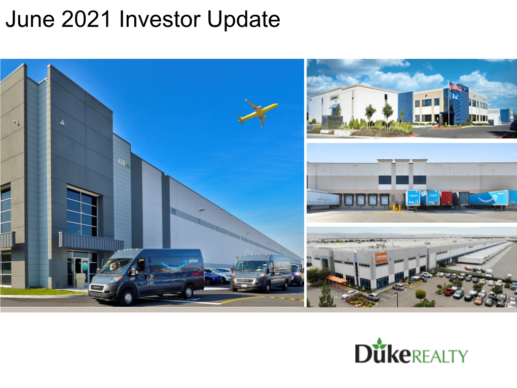 June 2021 Investor Update Forward-Looking Statement