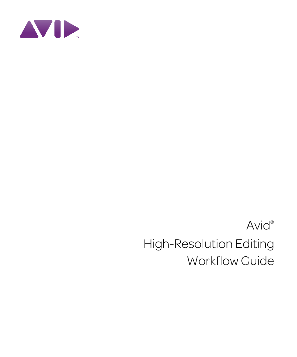 Avid DS Nitris Conform Guide