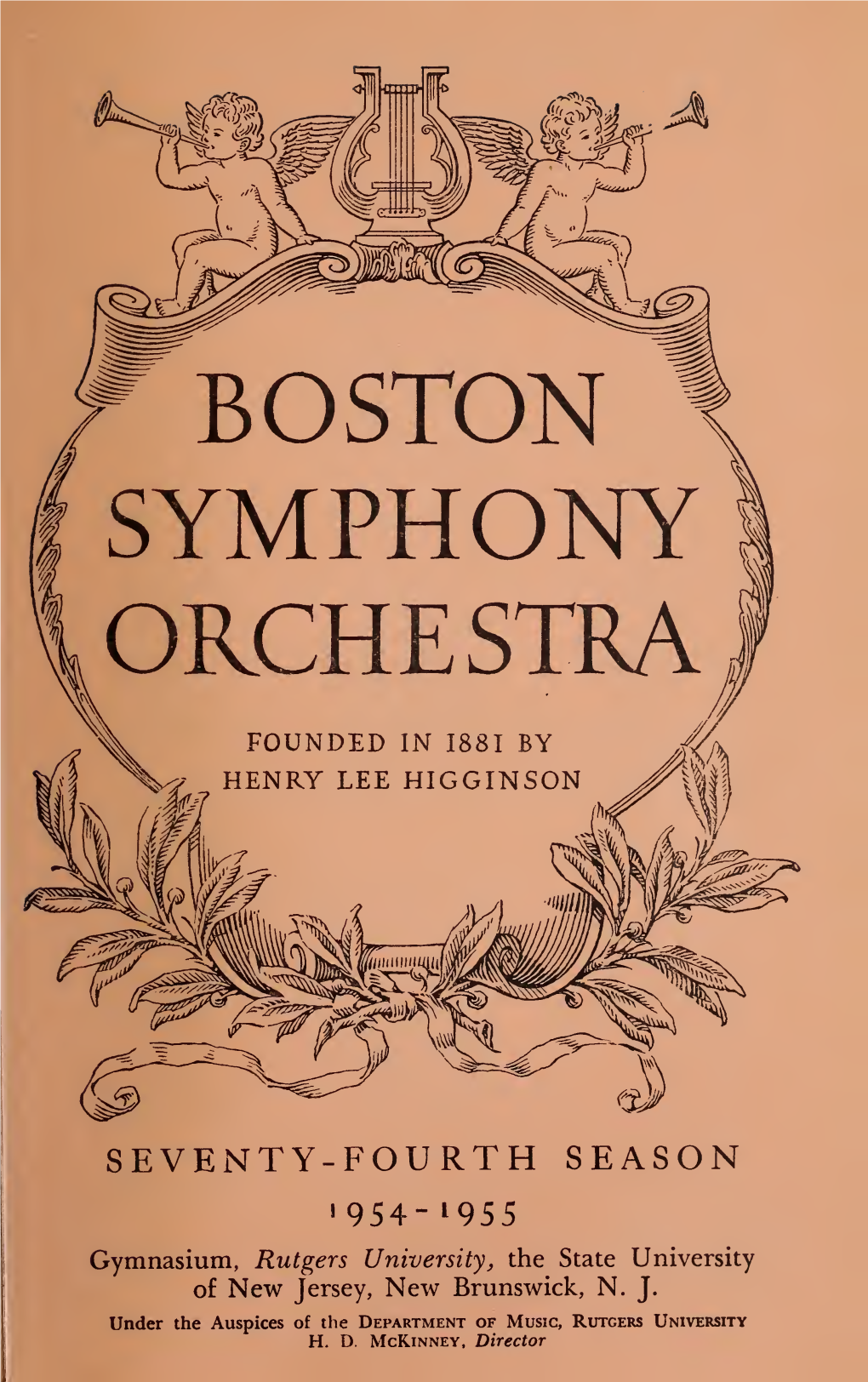 Boston Symphony Orchestra Concert Programs, Season 74, 1954