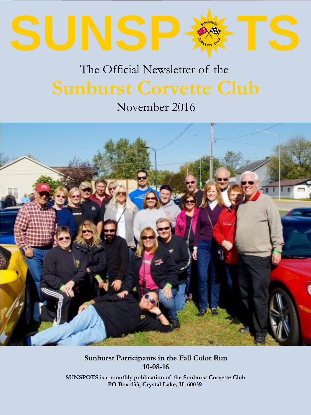 5 Sunburst Corvette Club