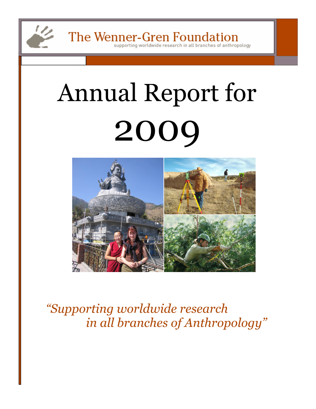 Annual Report for 2009