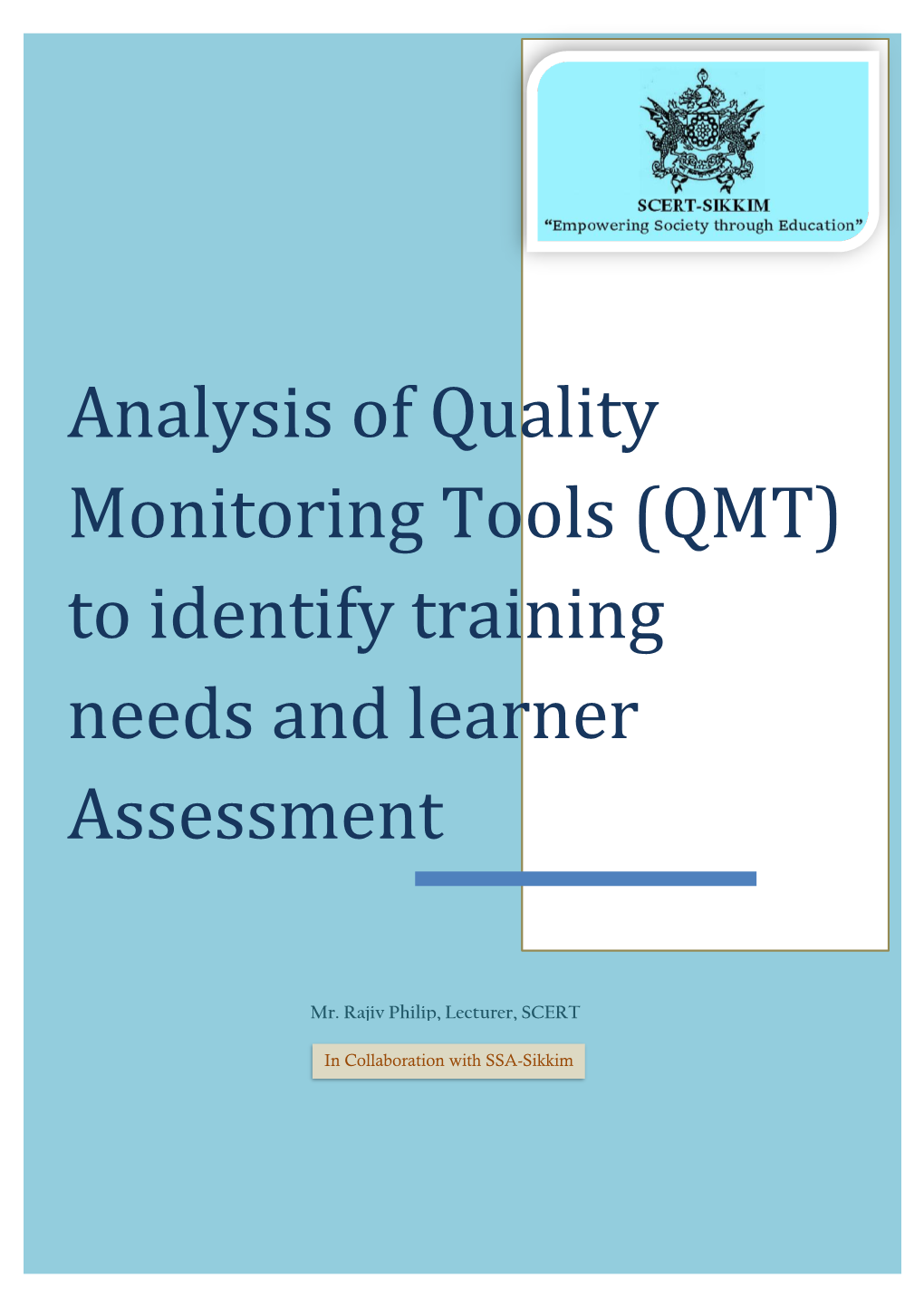 QMT) to Identify Training