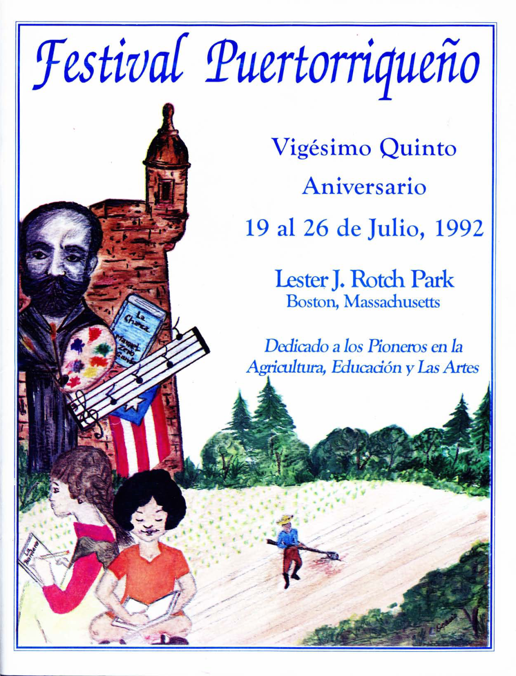 Program of Events for the 25Th Annual Festival Puertorriqueño, July 19-26