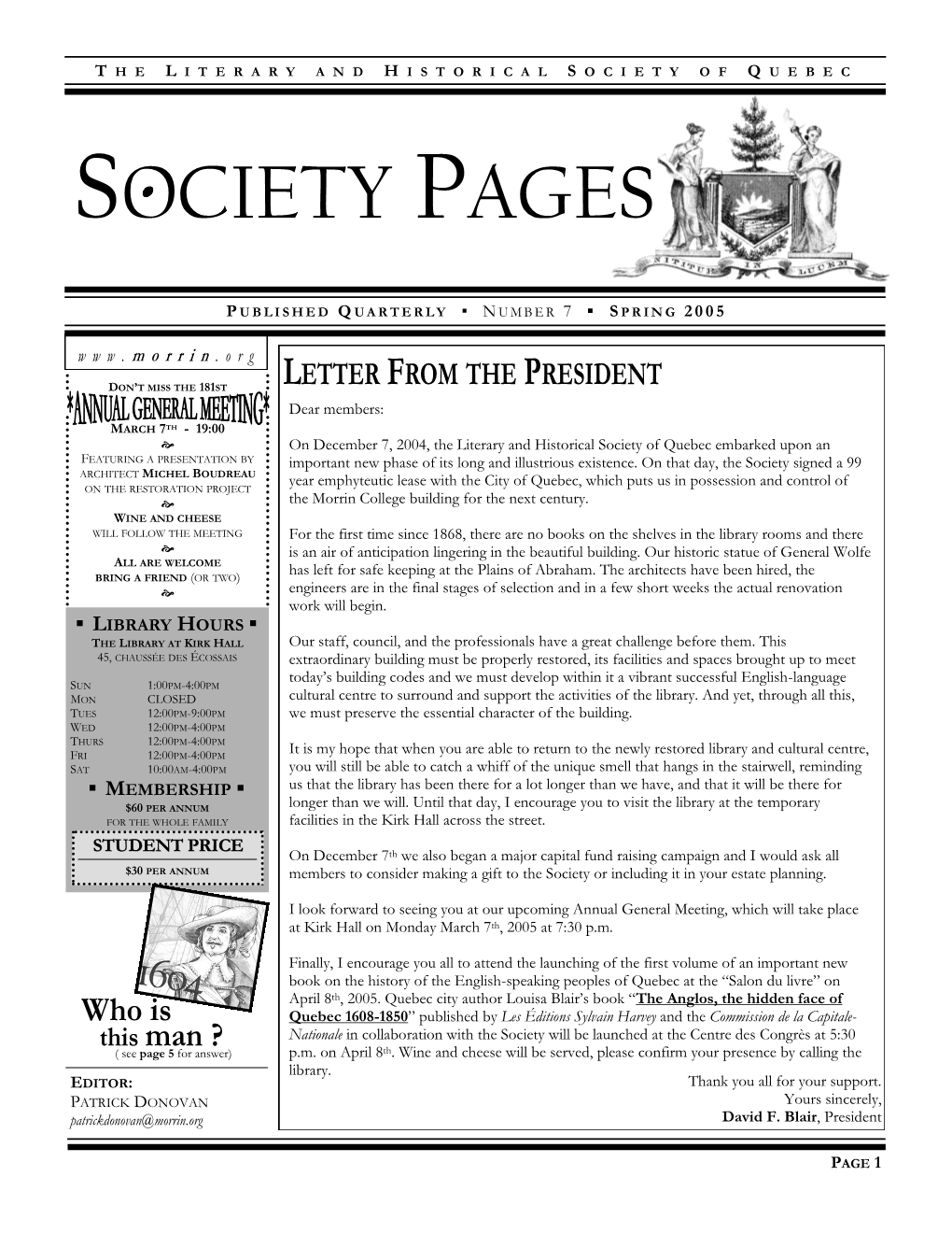 Society Pages