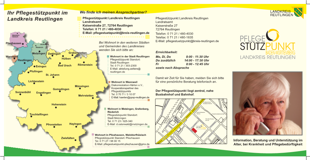 Ihr Pflegestützpunkt Im Landkreis Reutlingen