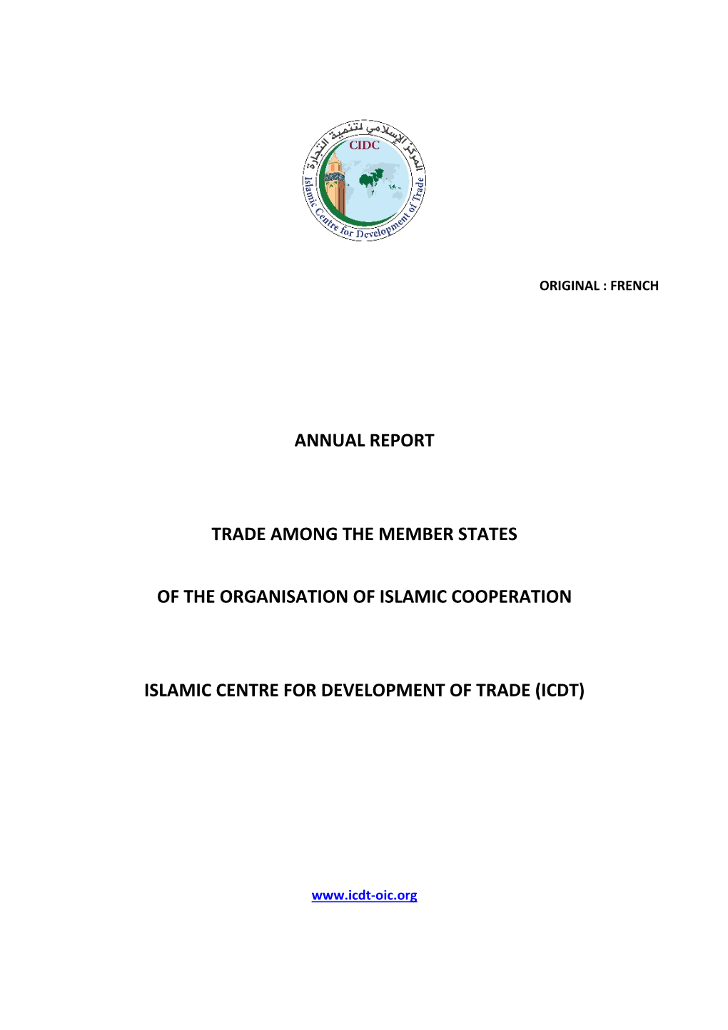 Annual Report Trade Among the Member States of The