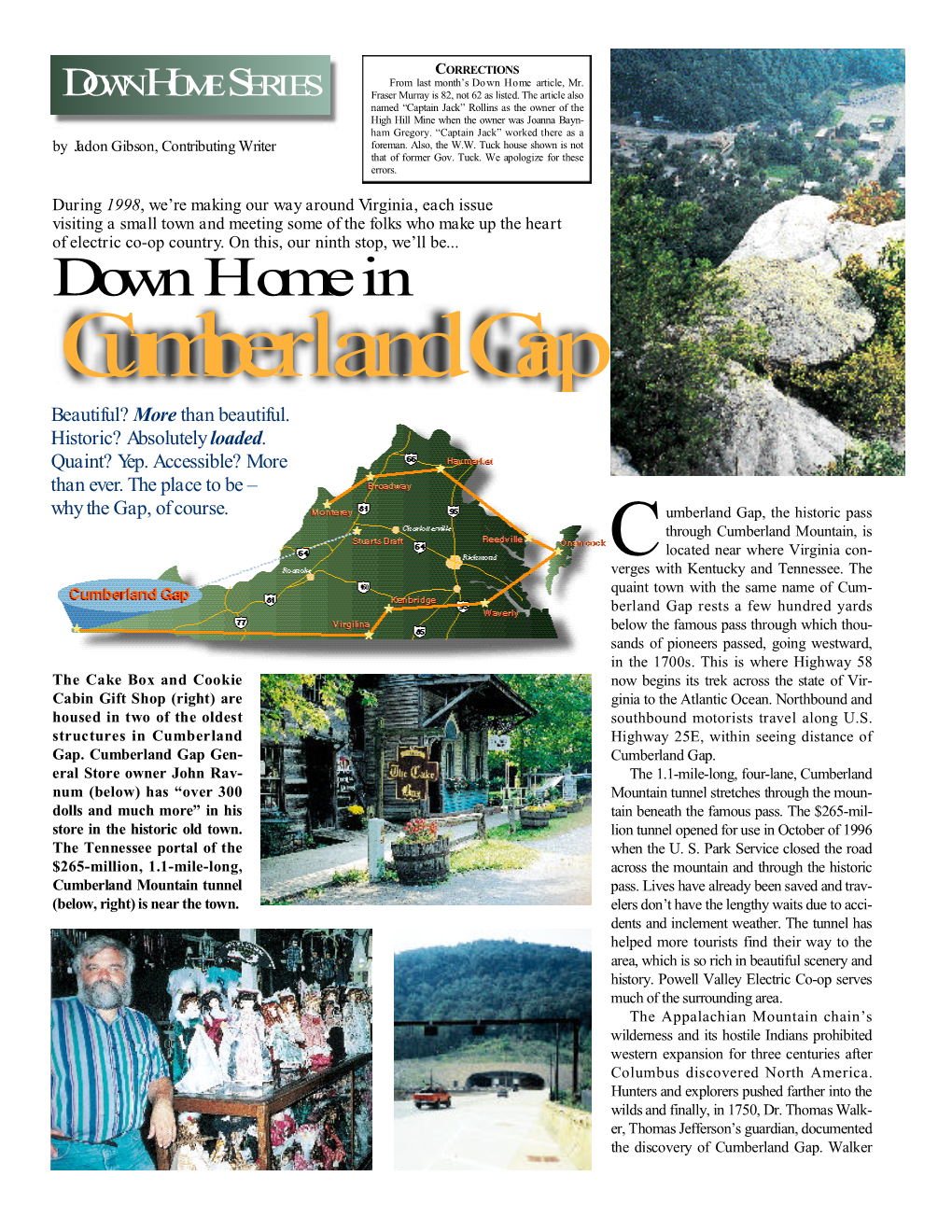 Cumberland Gap Beautiful? Mo R E Than Beautiful