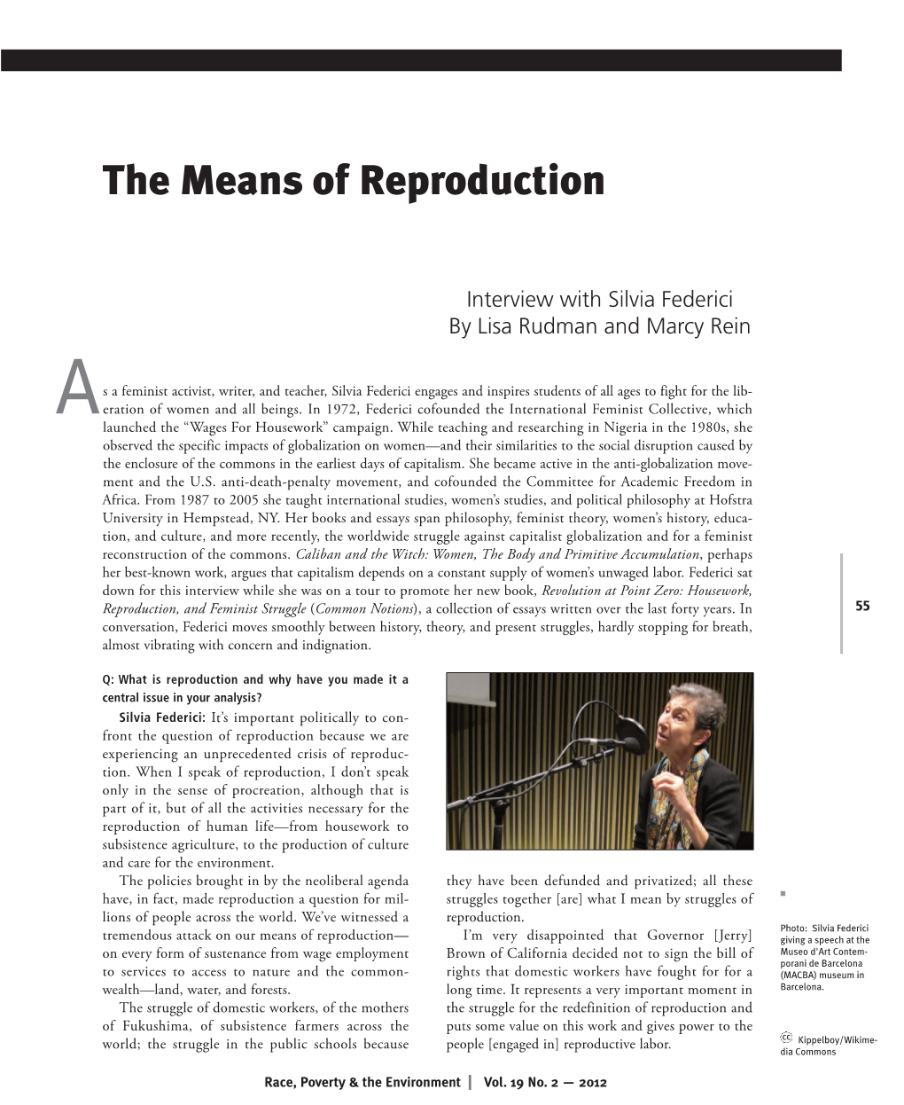 The Means of Reproduction