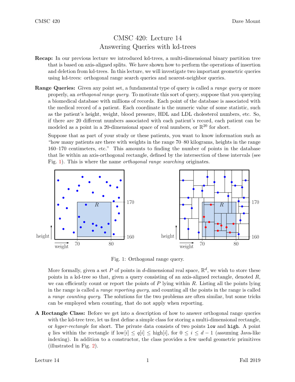 Queries with Kd-Trees