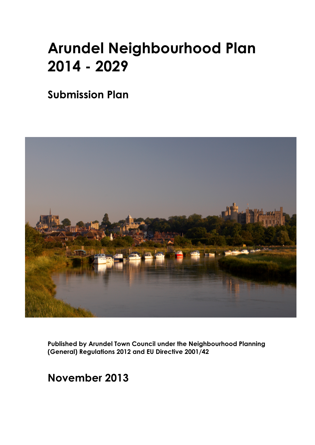 Arundel Neighbourhood Plan 2014 - 2029