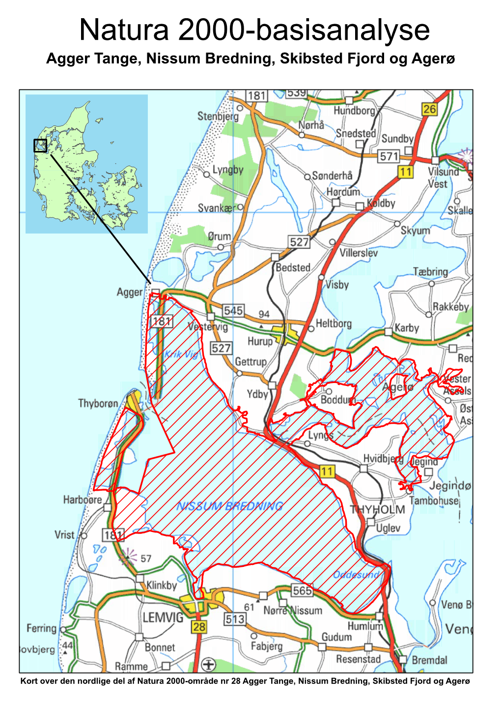 Natura 2000-Basisanalyse Agger Tange, Nissum Bredning, Skibsted Fjord Og Agerø