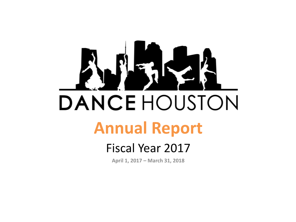Annual Report Fiscal Year 2017 April 1, 2017 – March 31, 2018 Mission