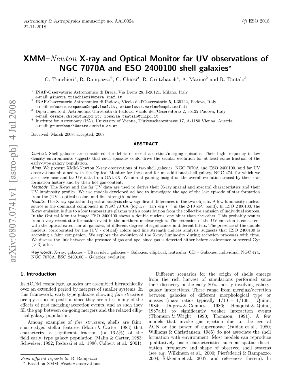 XMM-Newton X-Ray and Optical Monitor Far UV Observations of NGC