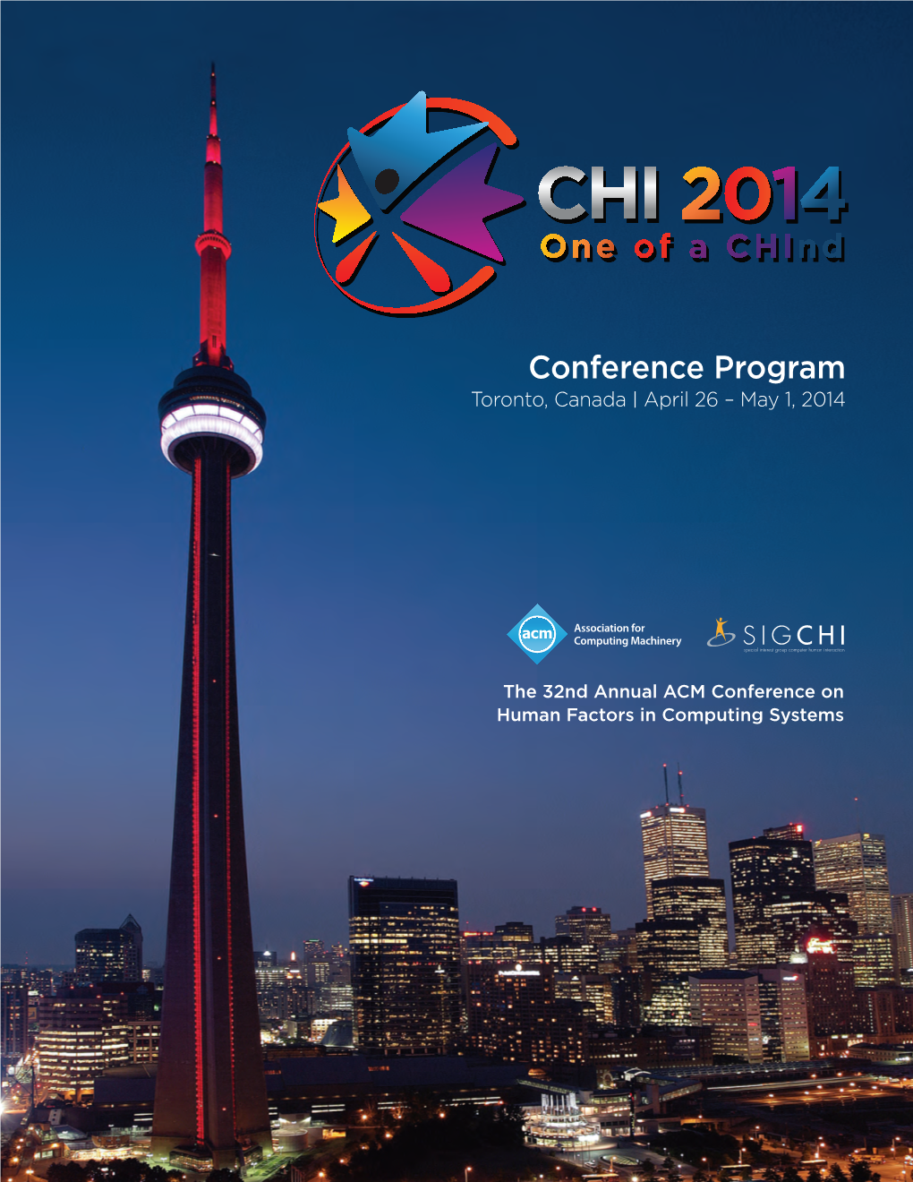 CHI 2014 Printed Program Available (PDF)