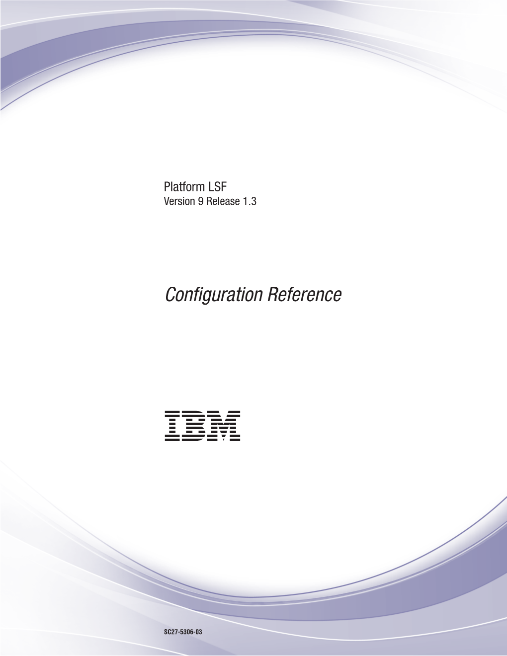 Platform LSF Configuration Reference Chapter 1