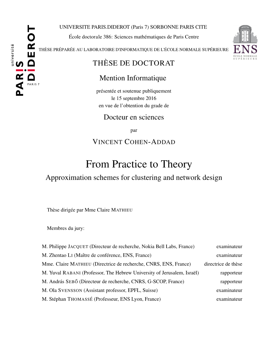 From Practice to Theory, Separation Yields Approximation Schemes for Clustering and Network Design