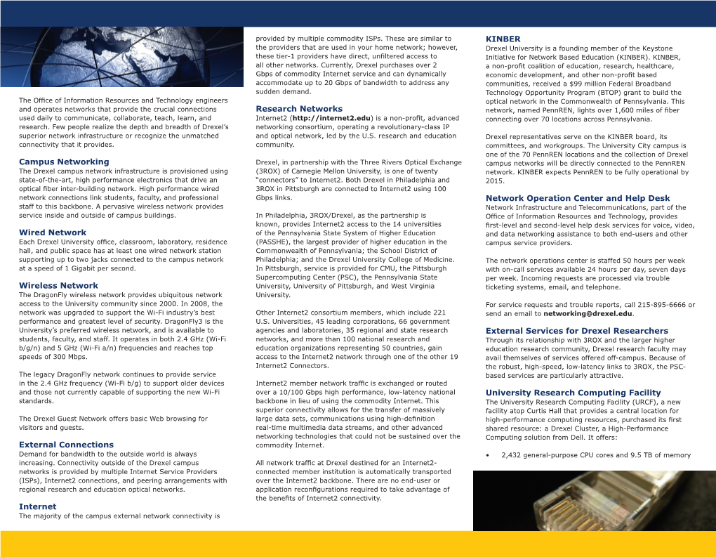 Networking Resources Brochure