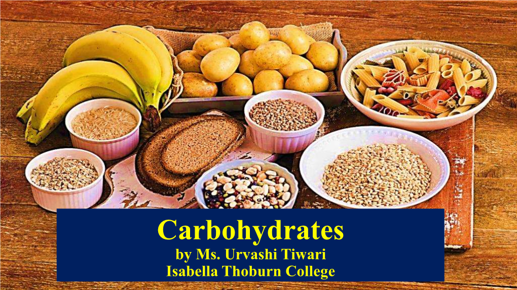 Carbohydrates by Ms