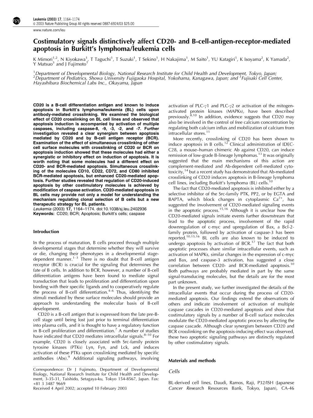 Costimulatory Signals Distinctively Affect CD20- and B-Cell-Antigen