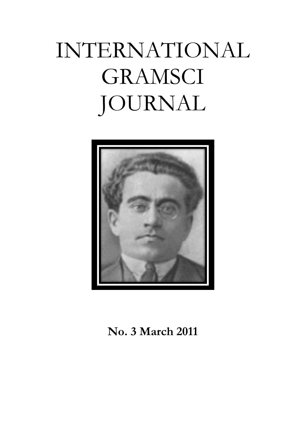 International Gramsci Journal