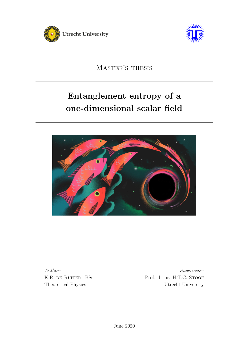 Entanglement Entropy of a One-Dimensional Scalar Field