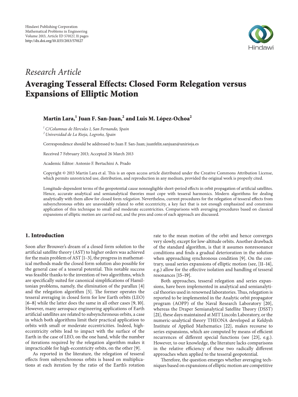 Averaging Tesseral Effects: Closed Form Relegation Versus Expansions of Elliptic Motion