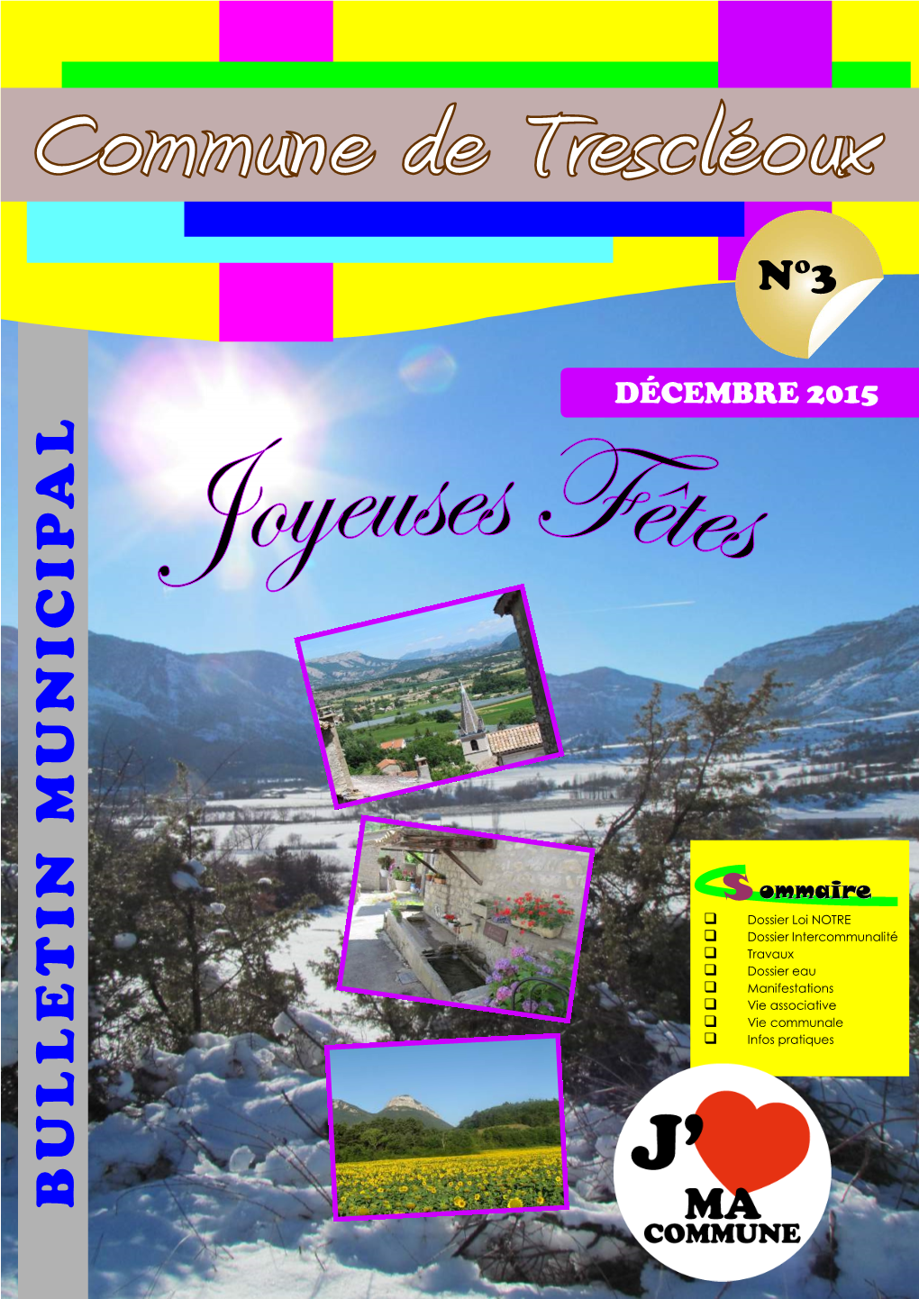 Bulletin Municipal N° 3 – Décembre-2015