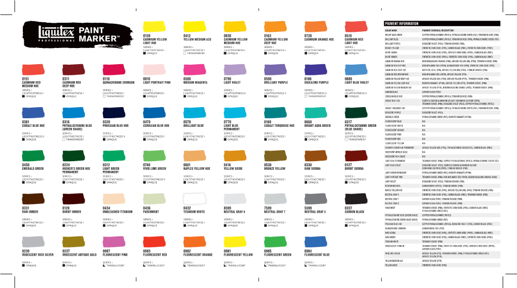 COL 3577.10 LIQ Paint Marker Colour Chart Leaflet V2 AW