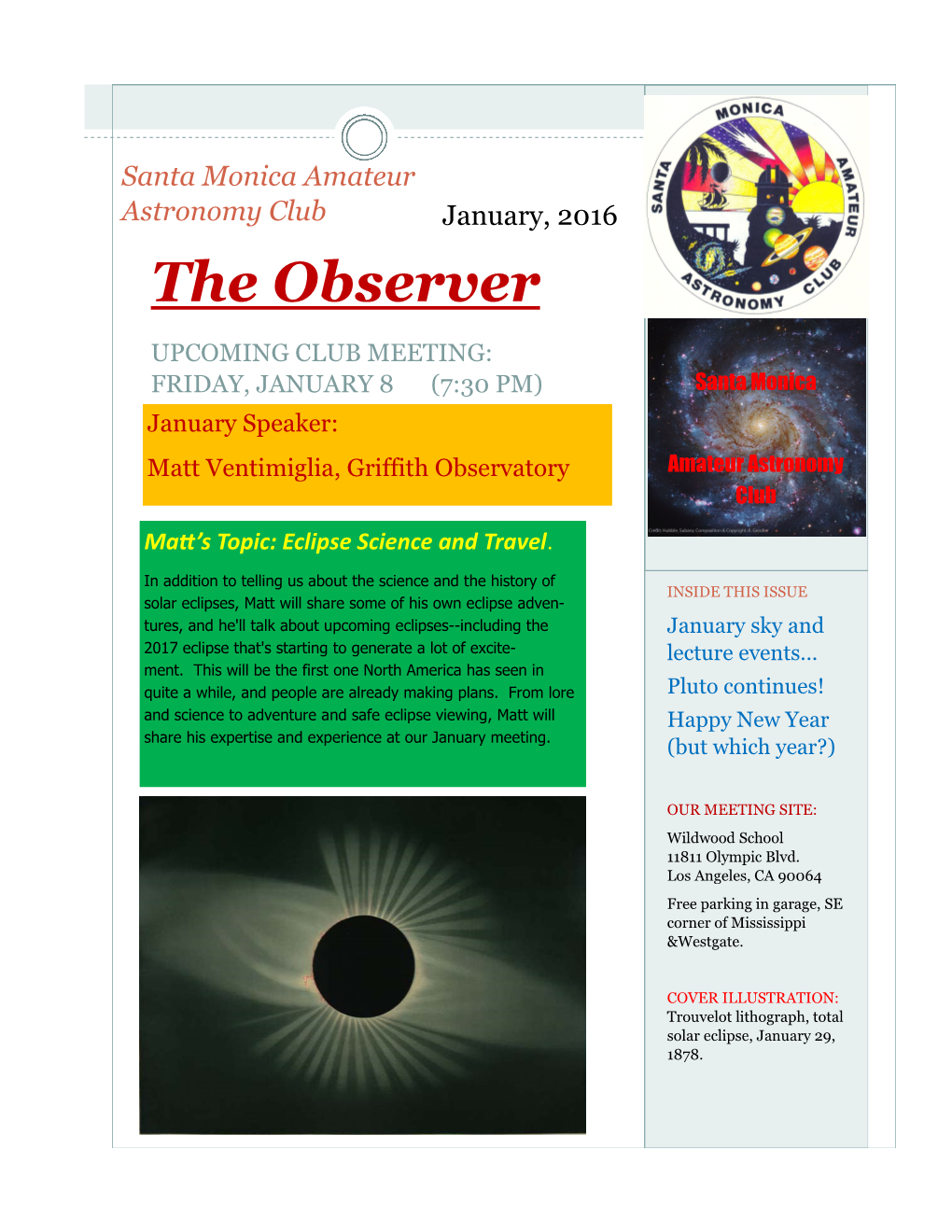 The Observer January 2016