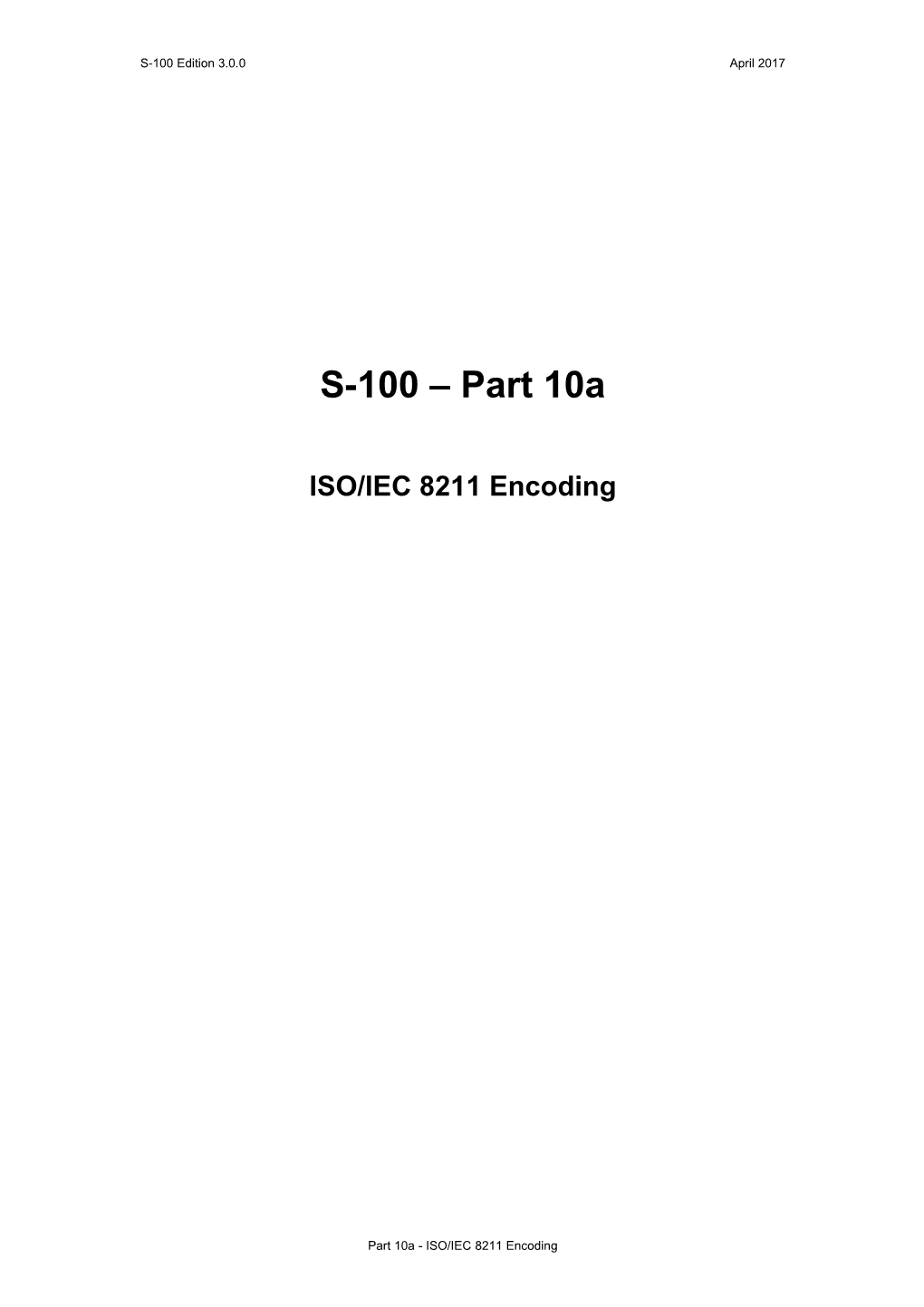 ISO/IEC 8211 Encoding