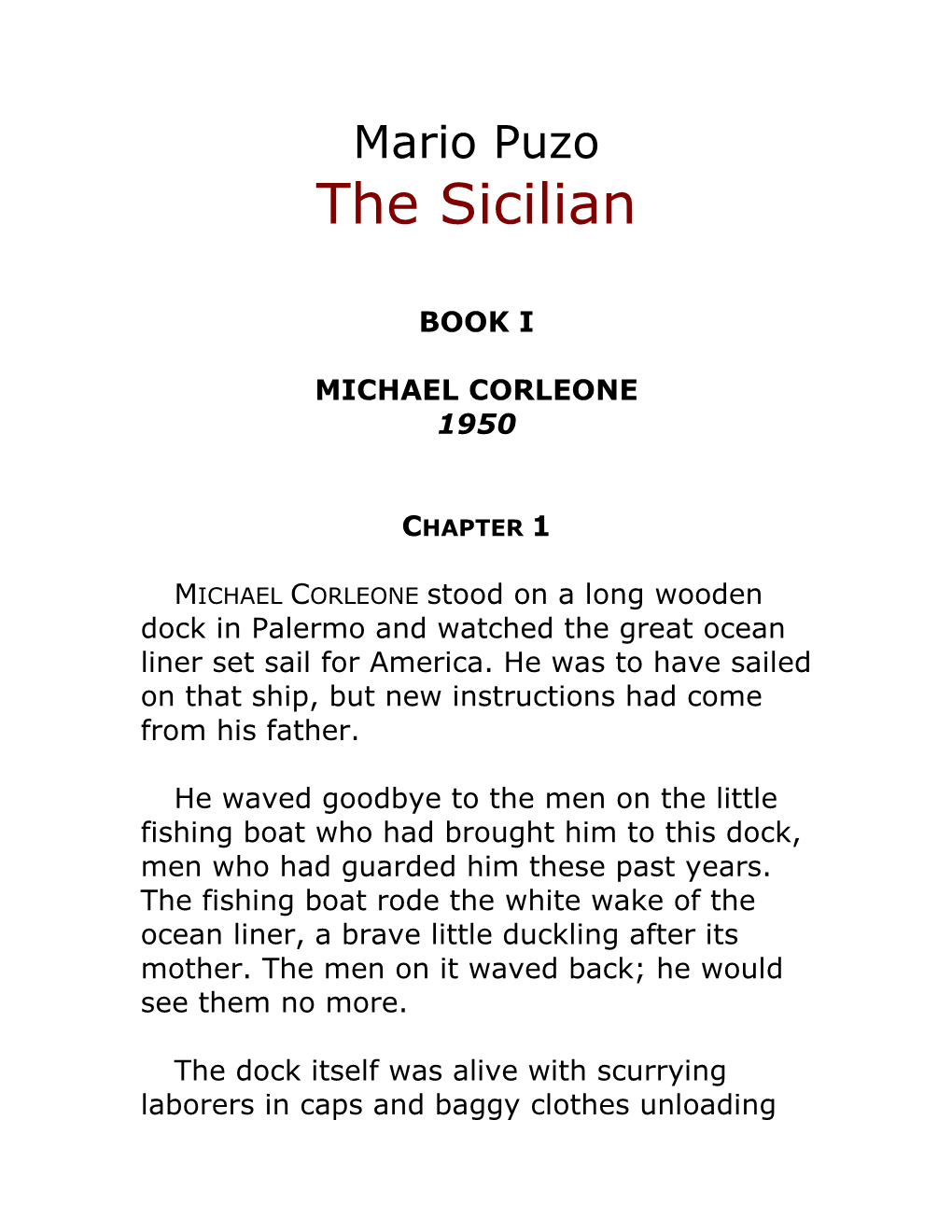 The Sicilian