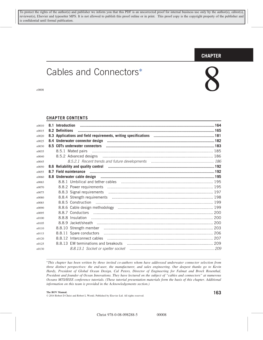 Cables and Connectorsã