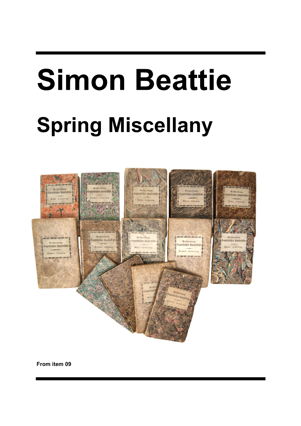 Spring Miscellany