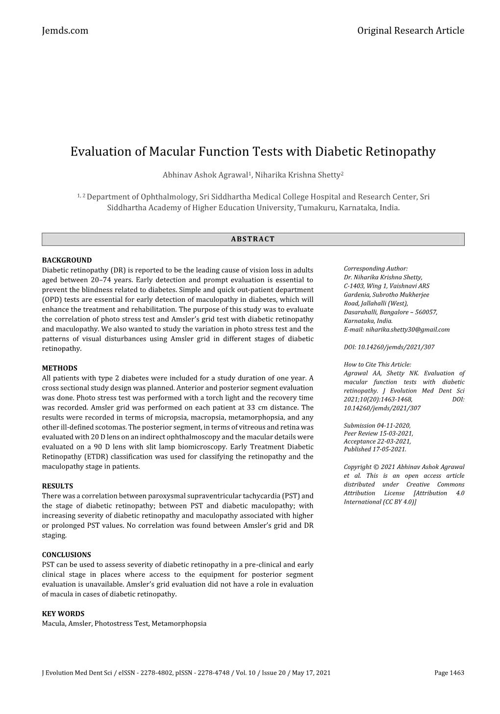 Evaluation of Macular Function Tests with Diabetic Retinopathy