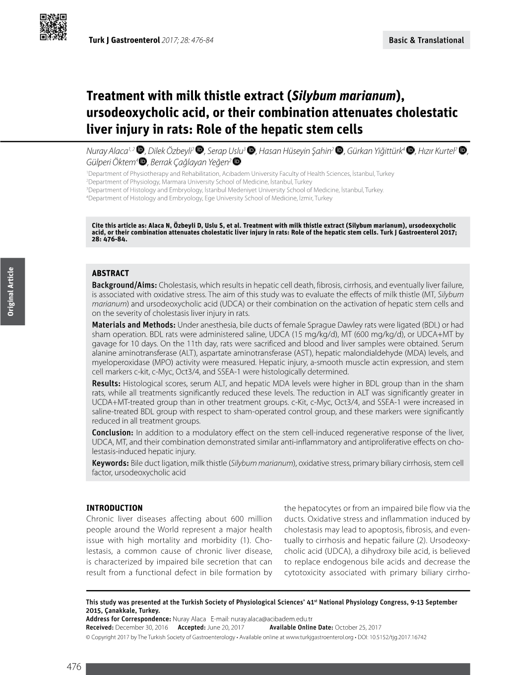 Treatment with Milk Thistle Extract (Silybum Marianum