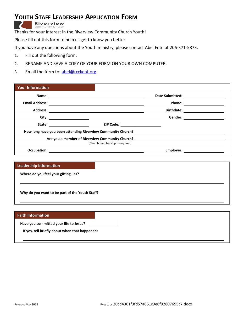 Event Planning Form s1