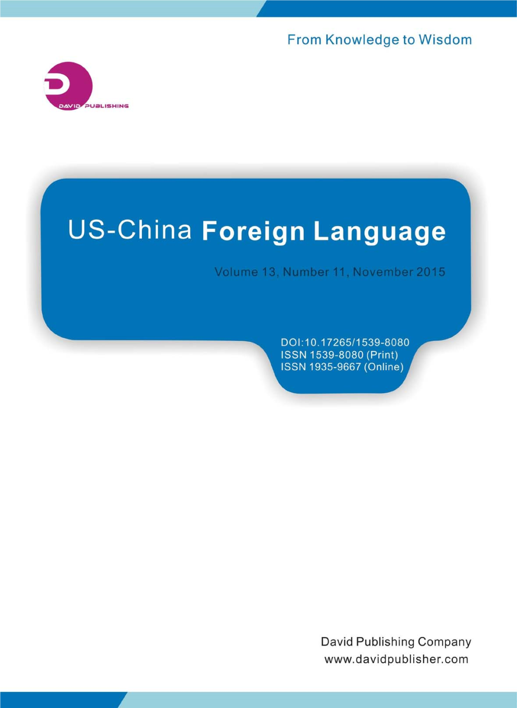 2015.11 US-China Foreign Language.Pdf