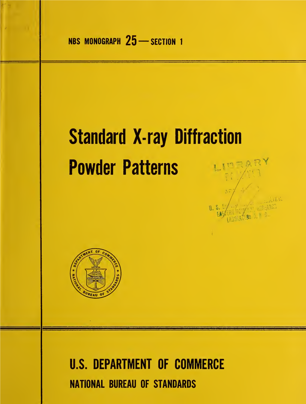 Standard X-Ray Diffraction Powder Patterns