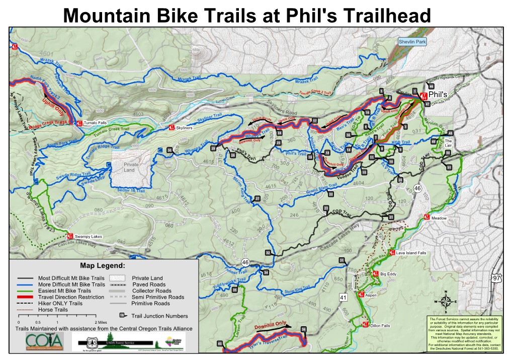 Mountain Bike Trails at Phil's Trailhead