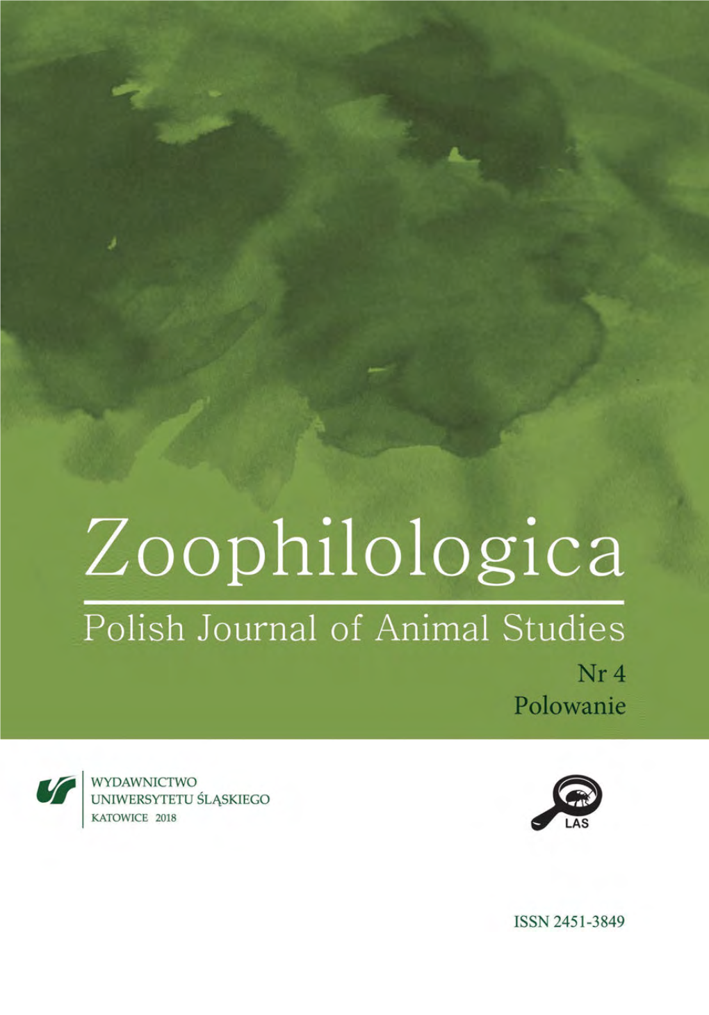 ZOOPHILOLOGICA Polish Journal of Animal Studies